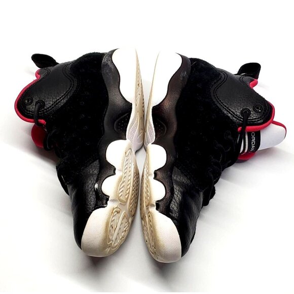 Nike Girls Air Jordan 6 Ring Black Pink White Sneaker size 12 C 557 - Picture 8 of 11